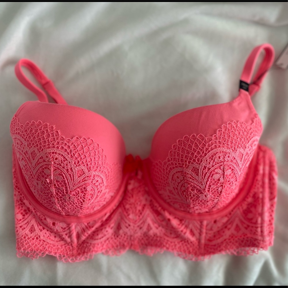 Victoria’s Secret body by Victoria longline Demi bra and shortie set